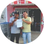 Clientes da Sanded compartilhando experiências sobre serviços de controle de pragas