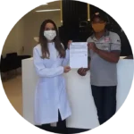 Clientes da Sanded compartilhando experiências sobre serviços de controle de pragas